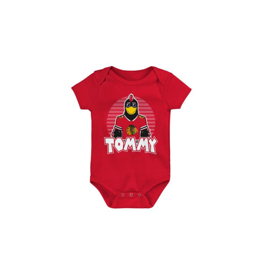 NHL MASCOT PRIDE SS CREEPER CHICAGO BLACKHAWKS BABY DETSKÉ BODY
